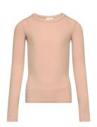 T-Shirt Long-Sleeve Tops T-shirts Long-sleeved T-Skjorte Beige Sofie Schnoor Young