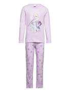 Pyjama Long Pyjamassæt Purple Frost
