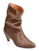 Vully 50 Stiletto Shoes Boots Ankle Boots Ankle Boots With Heel Brown Anonymous Copenhagen