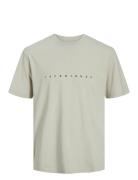 Jjestar Jj Tee Ss Noos Tops T-Kortærmet Skjorte Grey Jack & J S