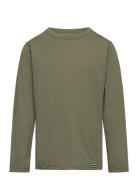 Organic Thorlino L/S Tee Fav Tops T-shirts Long-sleeved T-Skjorte Green Mads Nørgaard