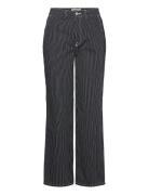 Onlmerle Hw Straight Stripe Pant Cc Pnt Bottoms Jeans Straight-regular Navy ONLY