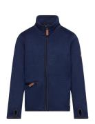 Mattis Fleece Jacket Outerwear Fleece Outerwear Fleece Jackets Navy Ebbe Kids