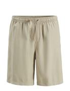 Jpstkarl Jjaaron Tencel Jogger Short Bottoms Shorts Casual Beige Jack & J S