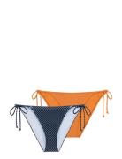 Carrubo-2Pp Brief Swimwear Bikinis Bikini Bottoms Bikini Briefs Coral Dorina