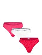 3 Pack Brazilian  Lingerie Panties Brazilian Panties Multi/patterned Calvin Klein