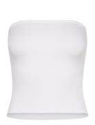 Super Stretch Tube Top Tops T-shirts & Tops Sleeveless White Gina Tricot