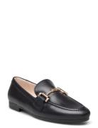 Loafer Loafers Flade Sko Black Gabor