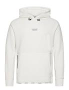 Sport Tech Logo Loose Hood Sport Sweatshirts & Hoodies Hoodies White Superdry Sport