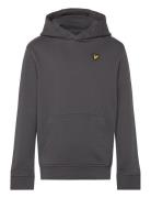 Pullover Hoodie Tops Sweatshirts & Hoodies Hoodies Grey Lyle & Scott