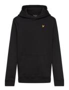 Pullover Hoodie Tops Sweatshirts & Hoodies Hoodies Black Lyle & Scott