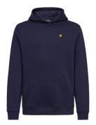 Pullover Hoodie Tops Sweatshirts & Hoodies Hoodies Navy Lyle & Scott