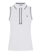 Sleeveless Veronica Polo Sport T-shirts & Tops Polos White Original Penguin Golf