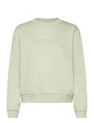 Institutional Crew Neck Tops Sweatshirts & Hoodies Sweatshirts Green Calvin Klein Jeans