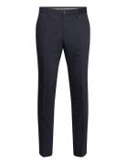 Technical Stretch Pants - Combi Sui Bottoms Trousers Formal Navy Lindbergh Black