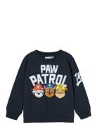 Nmmjokba Pawpatrol Sweat Unb Noos Cplg Tops Sweatshirts & Hoodies Sweatshirts Navy Name It