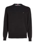 1985 Crew Neck Sweater Tops Sweatshirts & Hoodies Sweatshirts Black Tommy Hilfiger