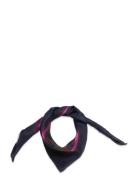 Belting-Print Floral Silk Square Scarf Accessories Scarves Lightweight Scarves Navy Lauren Ralph Lauren