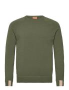 Mmgkyle Soft Knit Tops Knitwear Round Necks Khaki Green Mos Mosh Gallery