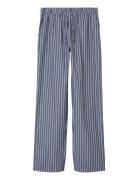 Nlfrilucca Poplin Pant Bottoms Trousers Navy LMTD