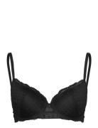 Idole - N*4 Lightly Lined Bra Lingerie Bras & Tops Wired Bras Black Etam