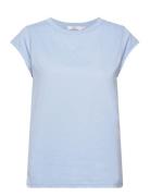 Cc Heart Basic T-Shirt Tops T-shirts & Tops Short-sleeved Blue Coster Copenhagen