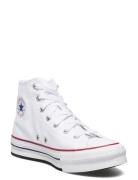 Ctas Eva Lift Hi White/Garnet/Navy Shoes Sneakers Canva Sneakers White Converse