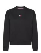 Tjw Bxy Badge Crew Ext Tops Sweatshirts & Hoodies Sweatshirts Black Tommy Jeans