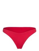 Luxe High Leg R Swimwear Bikinis Bikini Bottoms Bikini Briefs Red Hunkemöller