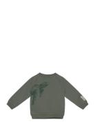 Sweatshirt Ls Tops Sweatshirts & Hoodies Sweatshirts Khaki Green En Fant