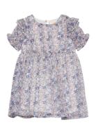 Dress Lurex Dot Dresses & Skirts Dresses Casual Dresses Short-sleeved Casual Dresses Purple Creamie