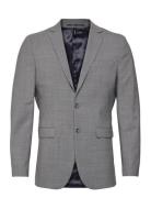 Slhslim-Elon Blz Adv B Suits & Blazers Blazers Single Breasted Blazers Grey Selected Homme