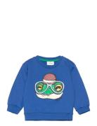 Tnsjylan Sweatshirt Tops Sweatshirts & Hoodies Sweatshirts Blue The New