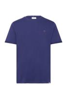 Nørregaard T-Shirt - Seasonal Tops T-Kortærmet Skjorte Navy Les Deux