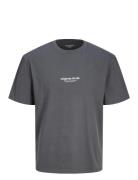 Jorvesterbro Tee Ss Crew Neck Noos Tops T-Kortærmet Skjorte Grey Jack & J S