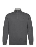 Double Knit Jersey-Lsl-Knt Tops Sweatshirts & Hoodies Sweatshirts Grey Polo Ralph Lauren