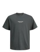 Jorvesterbro Tee Ss Crew Neck Noos Jnr Tops T-Kortærmet Skjorte Grey Jack & J S