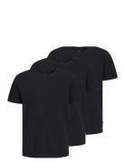 Jjeorganic Basictee Ss 3Pk Mp Jnr Noos Tops T-Kortærmet Skjorte Black Jack & J S