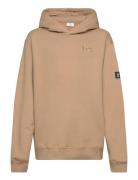 Tnre:charge Os Hoodie Tops Sweatshirts & Hoodies Hoodies Beige The New