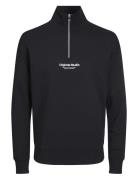 Jorvesterbro Sweat Quarter Zip Noos Jnr Tops Sweatshirts & Hoodies Sweatshirts Black Jack & J S