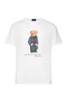 Classic Fit Polo Bear Jersey T-Shirt Tops T-Kortærmet Skjorte White Polo Ralph Lauren