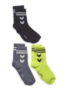 Hmlalfie Sock 3-Pack Sokker Strømper Multi/patterned Hummel