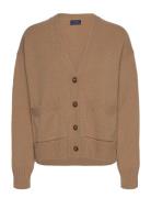 2/15 Wl/Ny/Cash Rws-Lsl-Crd Tops Knitwear Cardigans Brown Polo Ralph Lauren