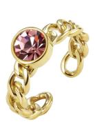 Lima Chain Ring Ring Smykker Gold Bud To Rose