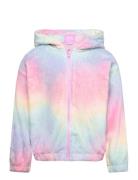 Jacket Pile Unicorn Rainbow Tops Sweatshirts & Hoodies Hoodies Pink Lindex