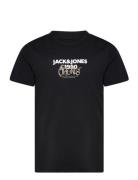 Jorbushwick Tee Ss Crew Neck Fst Jnr Tops T-Kortærmet Skjorte Black Jack & J S