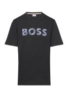 Short Sleeves Tee-Shirt Tops T-Kortærmet Skjorte Black BOSS