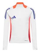 Tiro24 C Trtopy Tops Sweatshirts & Hoodies Sweatshirts White Adidas Performance