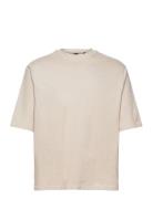 Onsmillenium Ovz Ss Tee Noos Tops T-Kortærmet Skjorte Beige ONLY & SONS