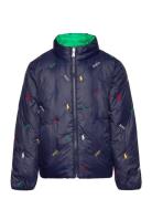 P-Layer 2 Reversible Jacket Foret Jakke Multi/patterned Ralph Lauren Kids